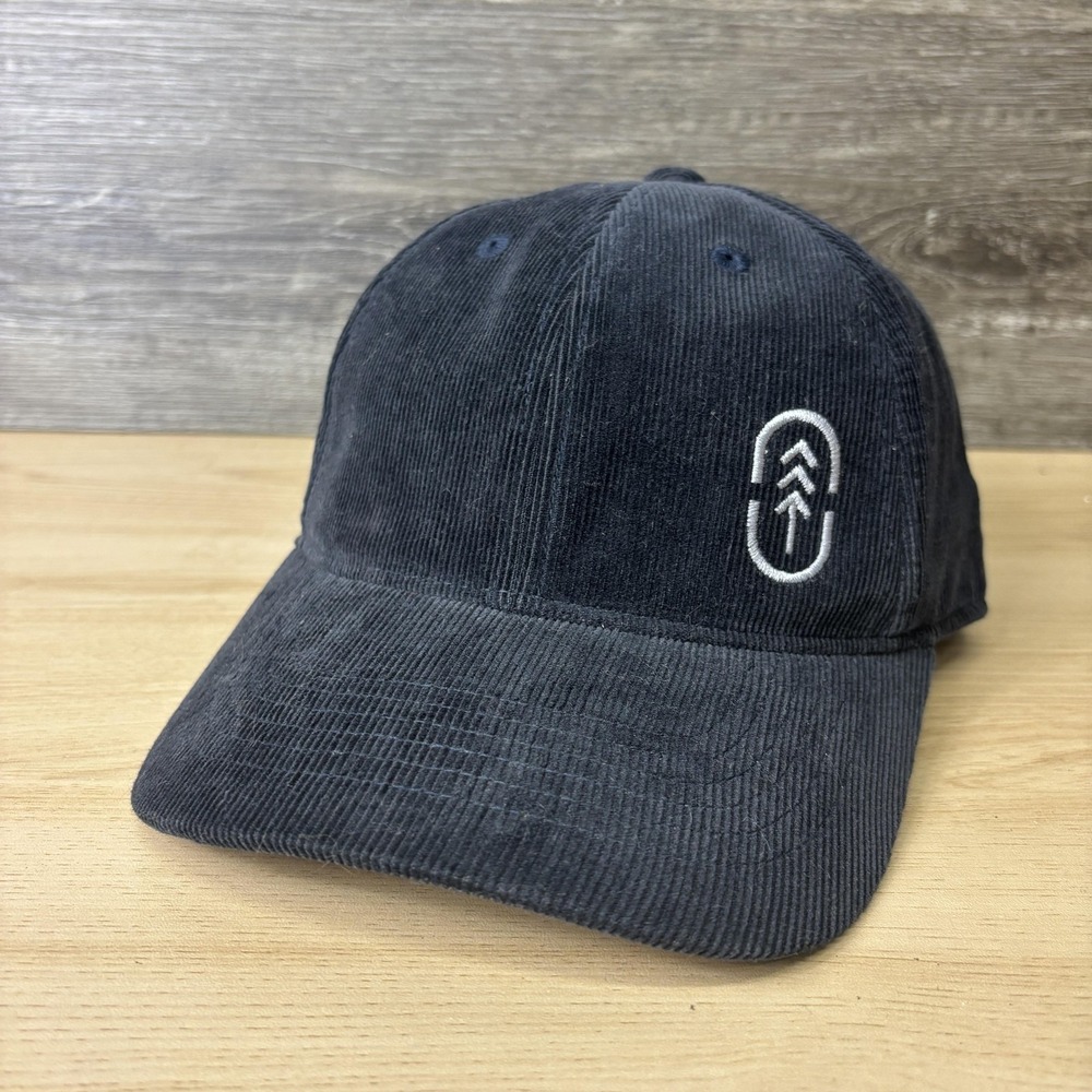 Pacific Headwear Hat Cap Strap Back Mens One Size Black Embroidered